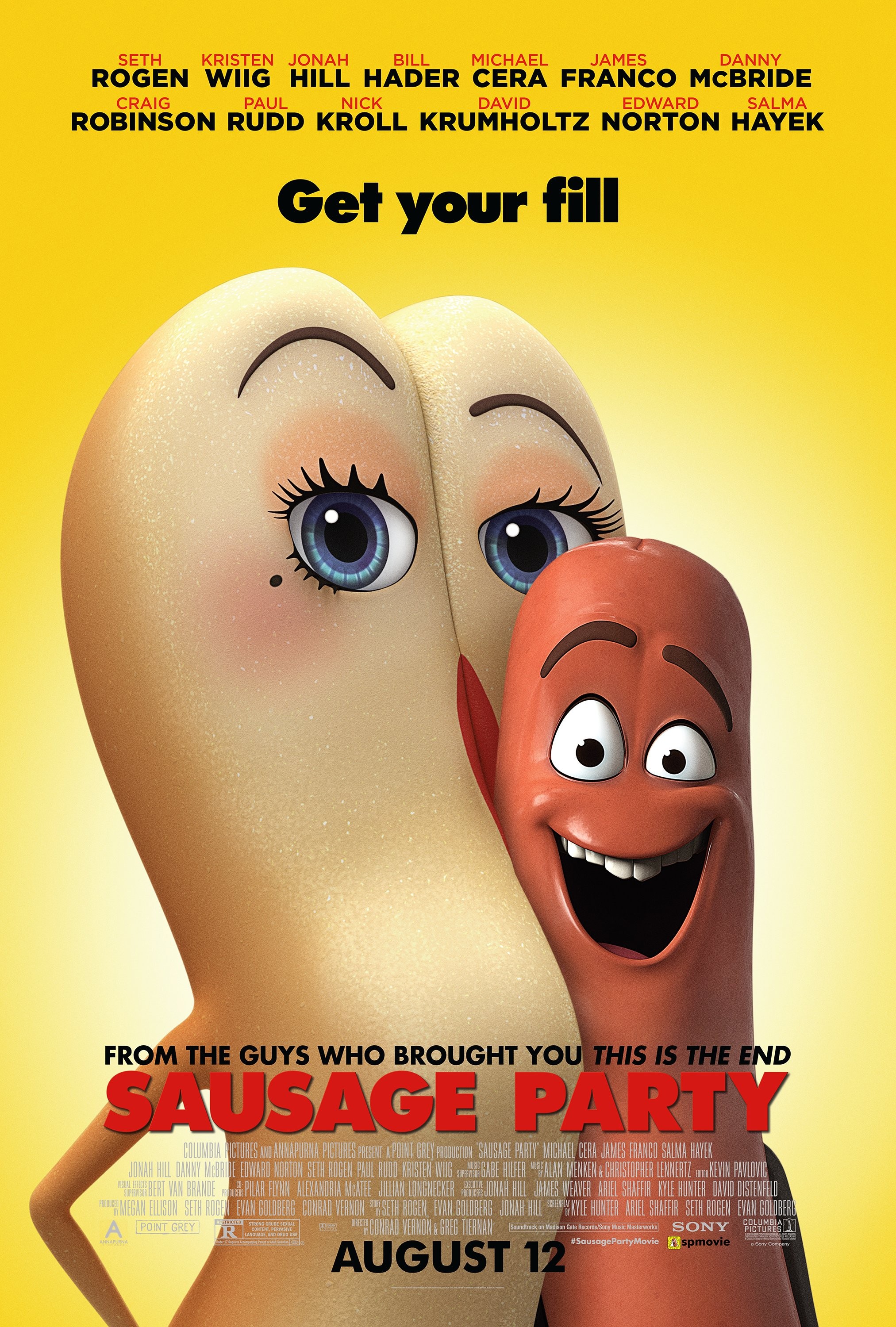 2025px x 3000px - Sausage Party - Rotten Tomatoes