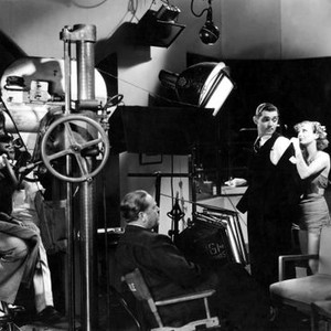 DANCING LADY, Clark Gable, Joan Crawford being directed by Robert Z Leonard, 1933