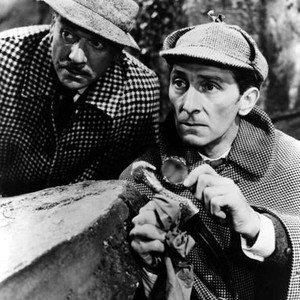 HOUND OF THE BASKERVILLES, Andre Morell, Peter Cushing, 1959