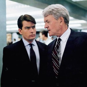 WALL STREET, from left, Charlie Sheen, Hal Holbrook, 1987, TM & Copyright ©20th Century Fox Film Corp.