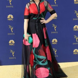 Megan Mullally at arrivals for 70th Primetime Emmy Awards 2018 - ARRIVALS, Microsoft Theater, Los Angeles, CA September 17, 2018. Photo By: Priscilla Grant/Everett Collection