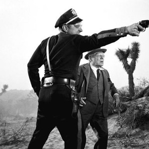 THEM!, James Whitmore (with gun), Edmund Gwenn, 1954