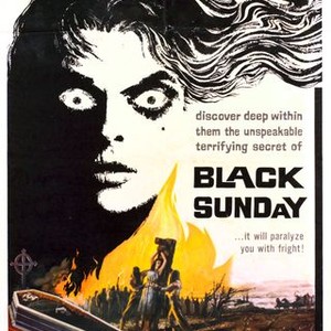 BLACK SUNDAY Movie Poster 1960 Italian Horror 