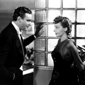 THE NIGHT BEFORE THE DIVORCE, from left, Nils Asther, Lynn Bari, 1942, TM and copyright ©20th Century Fox Film Corp. All rights reserved