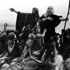 THE TEN COMMANDMENTS, Theodore Roberts as Moses, 1923