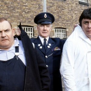 Ronnie Barker, Fulton Mackay and Richard Beckinsale (from left)