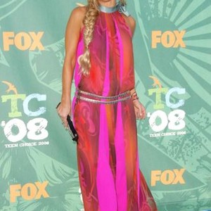 Fergie (wearing an Etro dress) at arrivals for 2008 TEEN CHOICE AWARDS, Gibson Amphitheatre, Los Angeles, CA, August 03, 2008. Photo by: Dee Cercone/Everett Collection