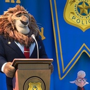 (L-R) Mayor Lionheart and Assistant Mayer Bellwether in "Zootopia."