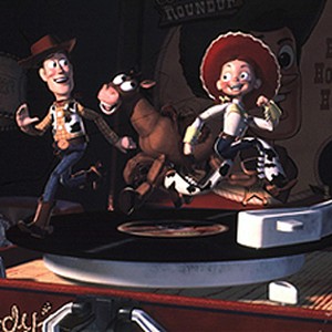 (L-R) Woody, Bullseye the Pony and Jessie the Cowgirl in Disney's "Toy Story 2."