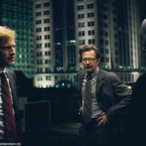 AARON ECKHART stars as Harvey Dent, GARY OLDMAN stars as Lieut. James Gordon and CHRISTIAN BALE stars as Batman in Warner Bros. Pictures' and Legendary Pictures' action drama "The Dark Knight." photo 18