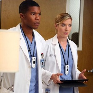 Grey's Anatomy, Gaius Charles (L), Tessa Ferrer (R), 'I Bet It Stung', Season 10, Ep. #5, 10/17/2013, ©ABC