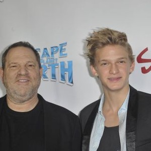 Harvey Weinstein, Cody Simpson at arrivals for ESCAPE FROM PLANET EARTH Premiere, Chinese 6 Theaters, Los Angeles, CA February 2, 2013. Photo By: Elizabeth Goodenough/Everett Collection