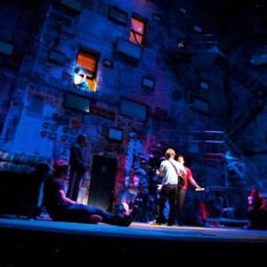 BROADWAY IDIOT, Michael Mayer (standing, red shirt), 2013.