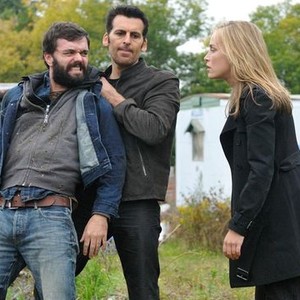 Covert Affairs, Dylan Taylor (L), Oded Fehr (C), Piper Perabo (R), 'Scary Monsters (And Super Creeps)', Season 3, Ep. #14, 11/06/2012, ©USA