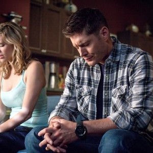 Supernatural, Susie Abromeit (L), Jensen Ackles (R), 'Rock and a Hard Place', Season 9, Ep. #8, 11/26/2013, ©KSITE