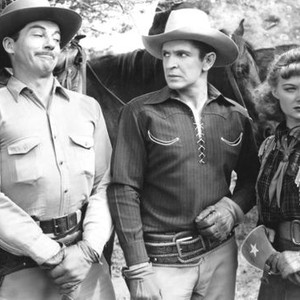 BILLY THE KID'S FIGHTING PALS, Carleton Young, Bob Steele, Phyllis Adair, 1941