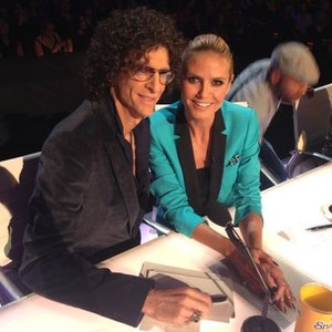 America's Got Talent, Howard Stern (L), Heidi Klum (R), 'Auditions Week 3', Season 9, Ep. #3, 06/10/2014, ©NBC