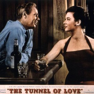THE TUNNEL OF LOVE, Richard Widmark, Gia Scala, 1958