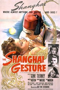 The Shanghai Gesture poster