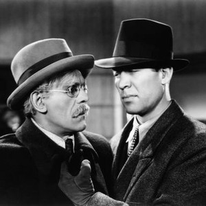 NIGHT KEY, from left, Boris Karloff, Ward Bond, 1937