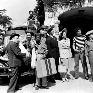 BOYS OF THE CITY, Eugene Francis (top), Frankie Burke, Vince Barnett, Ernest Morrison, Leo Gorcey, Dave O'Brien, Inna Gest, Bobby Jordan, Dennis Moore, 1940