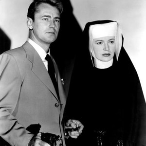 APPOINTMENT WITH DANGER, from left, Alan Ladd, Phyllis Calvert, 1951