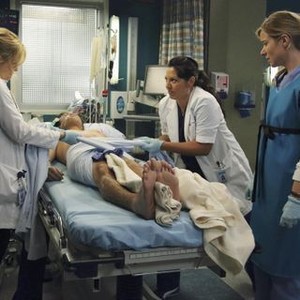 Grey's Anatomy, Jessica Capshaw (L), Sara Ramirez (C), Tessa Ferrer (R), 'Seal Our Fate', Season 10, Ep. #1, 09/26/2013, ©ABC