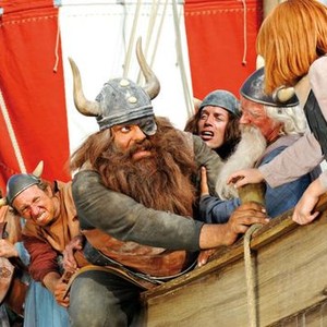 VICKY THE VIKING, (aka WICKIE IND DIE STARKEN MANNER), Patrick Reichel (left), Waldemar Kobus (center of frame), 2009. Ph: Marco Nagel/©Constantin Film Verleih
