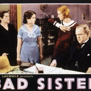 THE BAD SISTER, Emma Dunn, Sidney Fox, Bette Davis, Charles Winninger, 1931