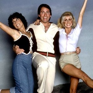 Joyce DeWitt, John Ritter and Suzanne Somers (from left)
