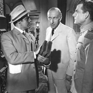 FLAME OVER INDIA, (aka NORTHWEST FRONTIER), from left: Herbert Lom, Wilfrid Hyde-White, Kenneth More, 1959, TM and Copyright (c) 20th Century-Fox Film Corp.  All Rights Reserved