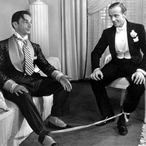 THE GAY DIVORCEE, Erik Rhodes, Fred Astaire, 1934