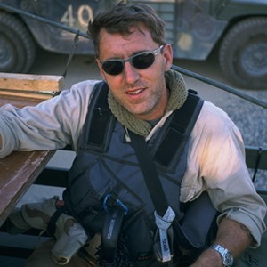 Director Michael Tucker in Baghdad, from GUNNER PALACE photo 1