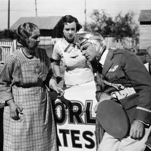 DEVIL DOGS OF THE AIR, from left, Helen Lowell, Margaret Lindsay, James Cagney, 1935