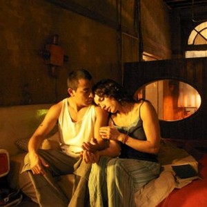 SLEEP DEALER, from left: Luis Fernando Pena, Leonor Varela, 2008. ©Maya Entertainment