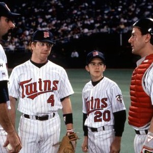 LITTLE BIG LEAGUE, Timothy Busfield, Luke Edwards (both in center), 1994, (c)Columbia Pictures