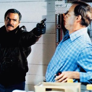 PHYSICAL EVIDENCE, from left: Burt Reynolds, Ray Baker, 1989, © Columbia