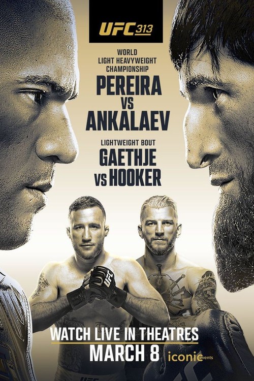 UFC 313: Pereira vs. Ankalaev poster