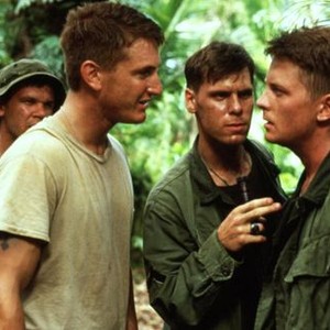CASUALTIES OF WAR, Sean Penn, Don Harvey, Michael J. Fox, 1989