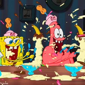 (Left to right) SpongeBob and Patrick star in "The SpongeBob SquarePants Movie." photo 14