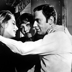 LES BICHES, Jacqueline Sassard, Stephane Audran, Jean-Louis Trintignant, 1968