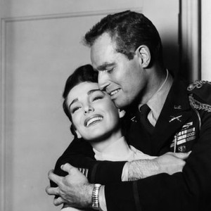 THE PRIVATE WAR OF MAJOR BENSON, Charlton Heston, Julie Adams, 1955