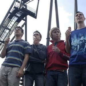 The Inbetweeners, from left: James Buckley, Simon Bird, Joe Thomas, Blake Harrison, 'Season 1', ©BBCAMERICA