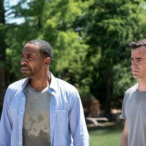 The Leftovers, Kevin Carroll (L), Justin Theroux (R), 'Orange Sticker', Season 2, Ep. #4, 10/25/2015, ©HBOMR