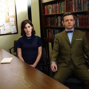 Masters of Sex, Lizzy Caplan (L), Teddy Sears (R), 'The Revolution Will Not Be Televised', Season 2, Ep. #12, 09/28/2014, ©SHO