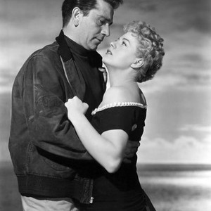 THE RAGING TIDE, from left: Richard Conte, Shelley Winters, 1951
