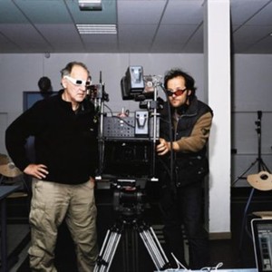 CAVES OF FORGOTTEN DREAMS, director Werner Herzog (left), on set, 2010. ©IFC Films