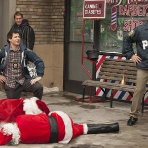 Brooklyn Nine-Nine, Andy Samberg (L), Joe Lo Truglio (R), 'Christmas', Season 1, Ep. #11, 12/03/2013, ©FOX
