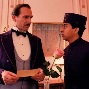 THE GRAND BUDAPEST HOTEL, from left: Ralph Fiennes, Tony Revolori, 2014. TM and Copyright ©Fox Searchlight Pictures. All rights reserved.