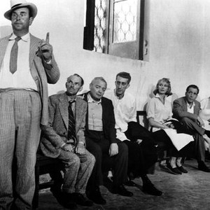 BEAT THE DEVIL, Robert Morley, Ivor Barnard, Peter Lorre, Marco Tulli, Jennifer Jones, Humphrey Bogart, Gina Lollobrigida, 1953